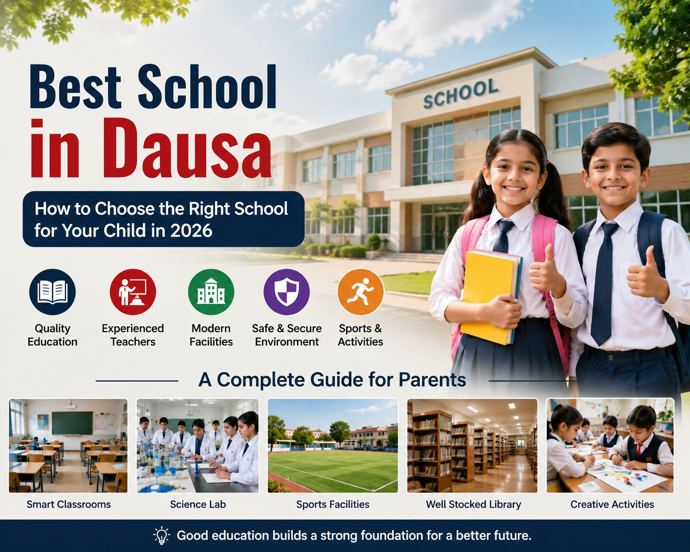 Best School in Dausa: How to Choose the Right School for Your Child in 2026